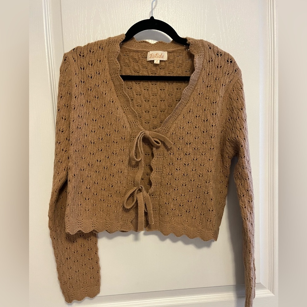 Boutique front tie sweater, Size Small, Never Worn